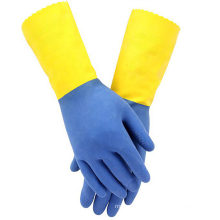 High quality neoprene sleeve Wear-resistant acid and alkali chemical resistant gloves supplier